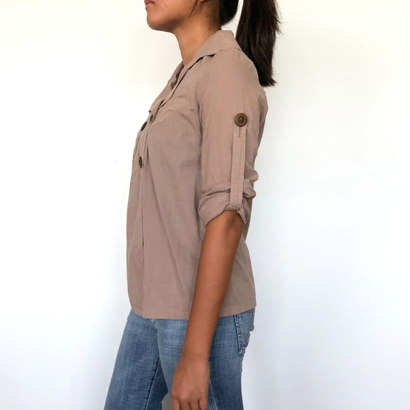 LOVESTITCH - Rolled Sleeve Shirt Jacket - Picture 4 of 5